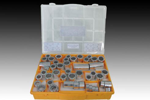 54-piece Combination Wheel Spacer Kits 1" and 3/4" (inner diameters)