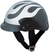 HCI-100 Chrome Flat Flame Helmet